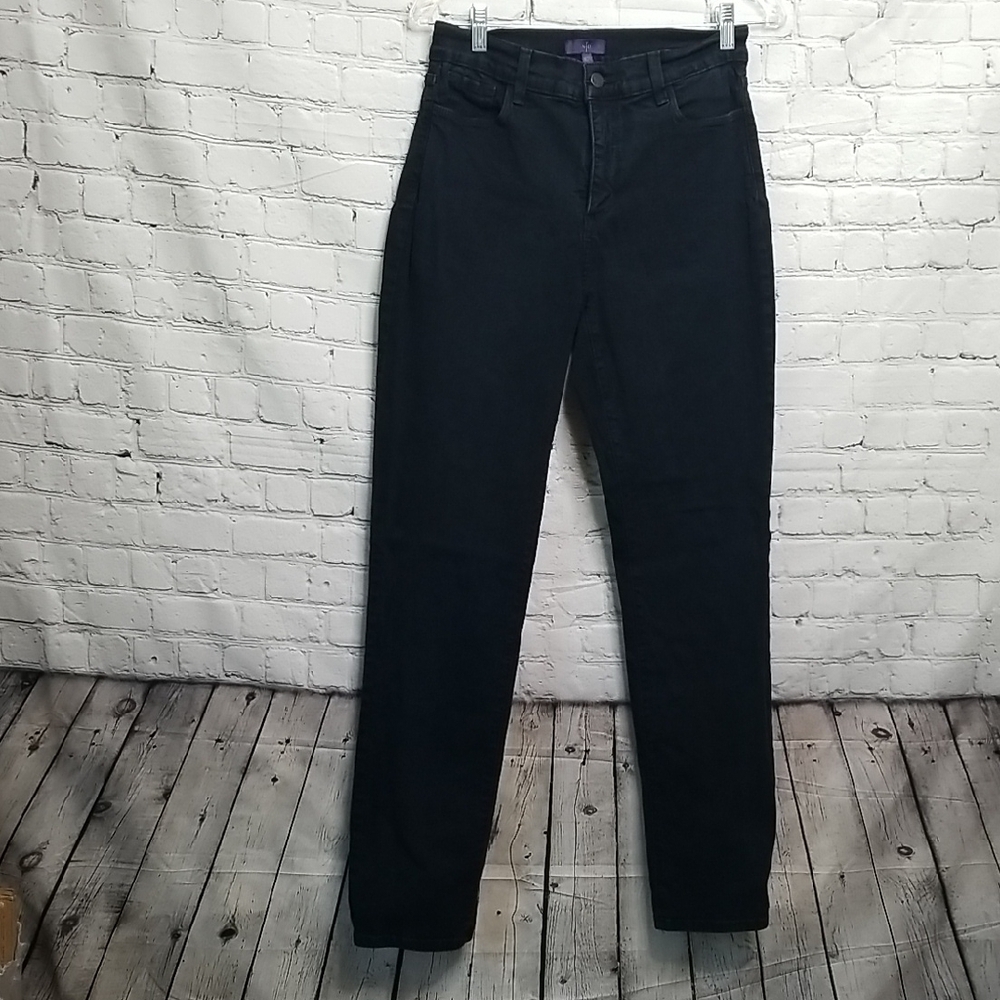 NYDJ Black Skinny Straight Jeans Size 10